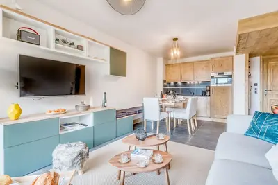 Image de Appartement 4* avec services hĂ´teliers, pied des pistes Ă Tignes, piscine et spa inclus