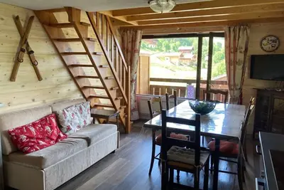Image de Appartement au pied des pistes avec balcon ensoleillé - 2 ch, 2 sdb, accès rapide au centre village