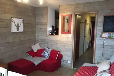Image de Studio cabine 5 pers, balcon, 80m pistes, animaux ok