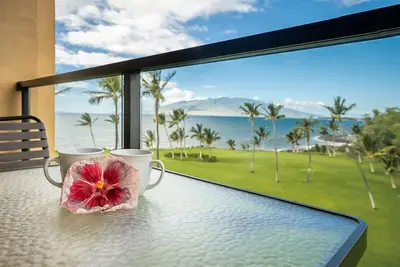 Image de Unité d'extrémité de deux chambres, spectaculaire propriété en bord de mer, vue sur l'océan, 6 couchages *