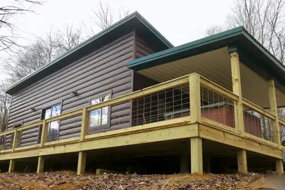 Image de Nouvelle Construction! ! Lincolnwood Cabin - Ridgetop Views - Sentiers sur la propriété