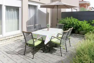 Magnifique maison de vacances pour 8 personnes avec climatisation, Wifi, Tv, terrasse et parking