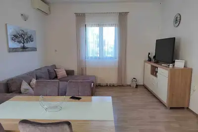 Image de Appartement de deux chambres avec la terrasse et la vue sur le mer Seline, Paklenica (A-17955-a)