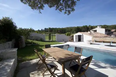 Image de Mas du LOop : avec piscine chauffée sur grand terrain milieu de la nature