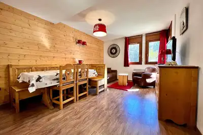 Image de Appartement 6 pers, piscine, parking, pied des pistes, Flumet