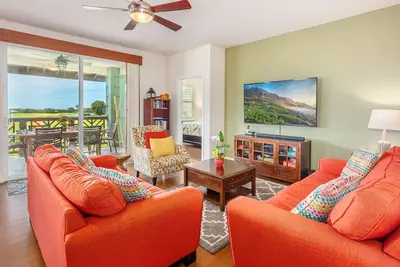 Poipu Pili Mai 9b, Flexible Cancellation, Ac, on Golf Course, Lanai, Sunset View