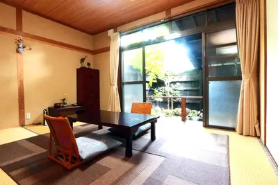 Image de Japanesestyle room with openair bath  HalfBoard / Yufu Ōita