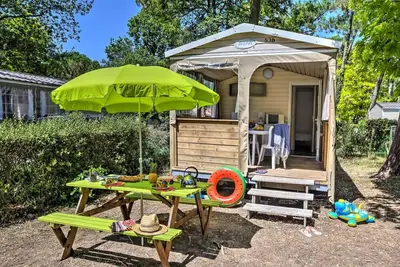 Image de Cabane Nature 2ch - sans sanitaires | Insolite - 19m² terrasse couverte - sans Tv 5 personnes