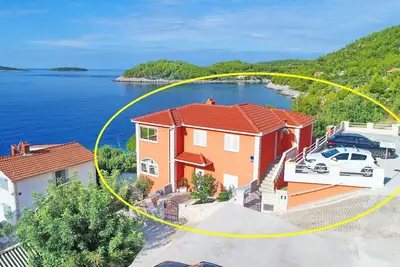 Image de Maison de vacances avec vue sur la mer Adriatique - 5 chambres avec piscine et vue sur la mer