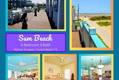 Image de La plage est à quelques pas de cette magnifique maison.