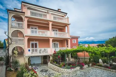 Appartement dans Lopar avec Balcon, Climatisation, Wifi, Machine à laver (4886-1)