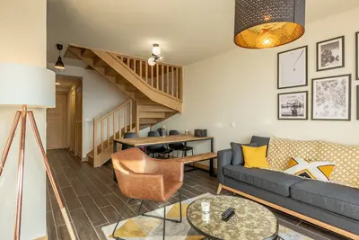 Image de Duplex confort avec piscine et spa, pied des pistes