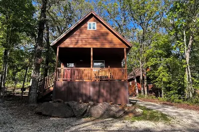 Image de Cabine confortable de grand-mère dans les bois