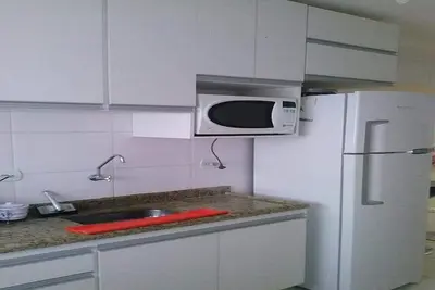 Image de Bel appartement à louer à Praia Grande avec d'excellents prix, climatisation