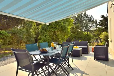 Image de Magnifique maison de vacances privée pour 6 personnes avec Wifi, Tv, terrasse et parking