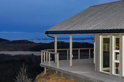 Maison de vacances pour 6 a Lyngstad