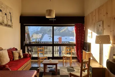 Image de Les 2 alpes, duplex, au pied des pistes