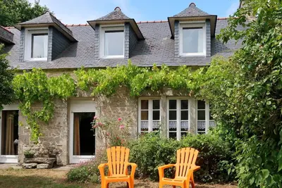 Image de Bel appartement dans une maison de vacances avec terrasse, animaux admis et parking