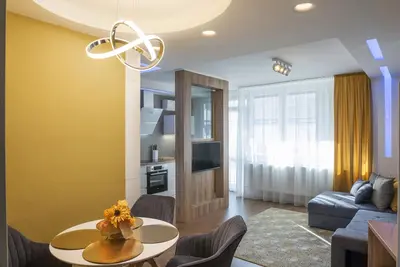 Image de Appartement élégant avec vue sur le château de Buda