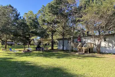 Image de Chalet entre pins et à côté de l'étang