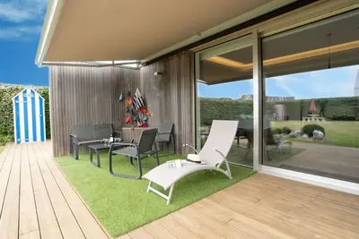 Image de Merveilleuse maison de vacances privée pour 6 personnes avec Wifi, Tv, terrasse et parking