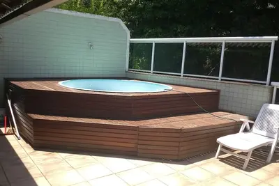 Image de Belle Couverture En Duplex Avec Piscine Et Plage De Barbecue De SÃO Francisco