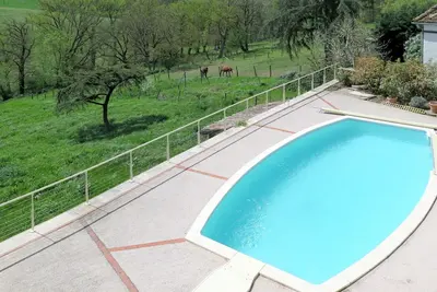 Image de Maison de vacances privée avec climatisation, piscine privée, Wifi, Tv, terrasse, parking
