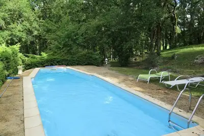 Image de Belle maison de vacances privée avec piscine privée, Wifi, Tv, terrasse, animaux admis et parking