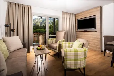 Image de The two with south-facing balcony 73 sqm, 2 sep. Bedroom - Holiday apartment at the Gablerhof