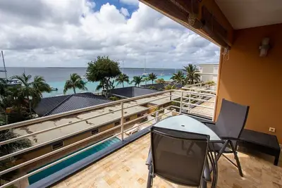 Seaside Apartment Flamingo with Sea View and Pool