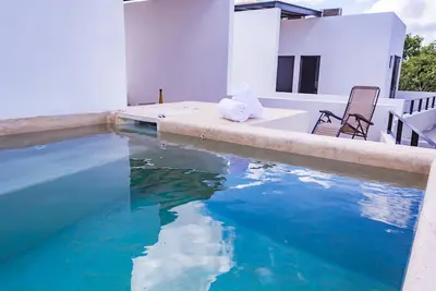 M8 - Penthouse moderne 3bd 8pax avec Piscine PRIVÉE
