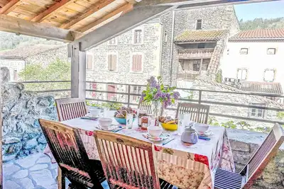 Image de Belle maison de vacances privée pour 6 personnes avec Tv, terrasse, animaux admis et parking