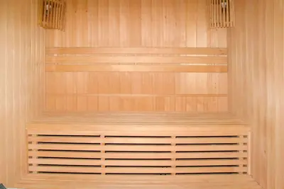 Image de Appartement dans une maison de vacances avec Wifi, piscine, climatisation, Tv, patio, parking