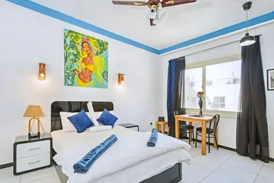 Image de Studio avec vue sur la piscine près de la nouvelle marina sur Sheraton Road, Central Hurghada