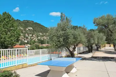 Image de Appartement dans une maison de vacances avec piscine, Wifi, climatisation, Tv, terrasse, parking