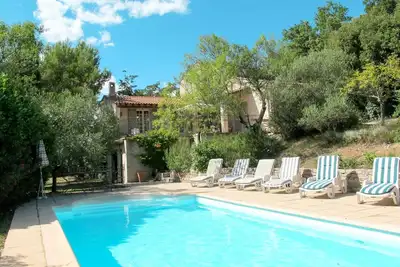 Image de Belle maison de vacances privée avec piscine privée, Wifi, Tv, terrasse, vue panoramique, parking