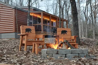 Image de Luxury cabins in the foothills of the Blue Ridge Mountains