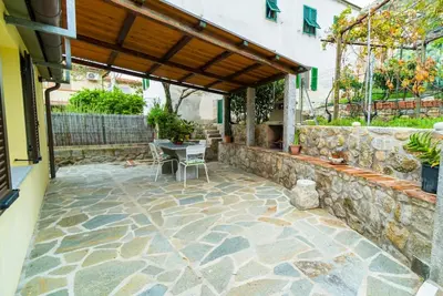 Casa Pepe in Pomonte large outdoor spaces and parking a few steps from the beach