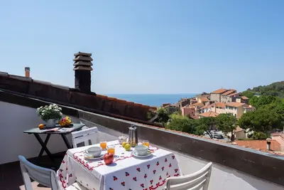 Merveilleuse maison de vacances pour 6 personnes avec Tv, terrasse, vue panoramique et parking