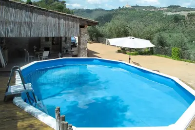 Maison de vacances privée avec Wifi, climatisation, piscine privée, Tv, terrasse, vue panoramique