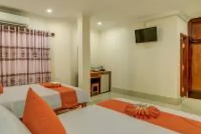 Image de Chambre Familiale: 1 lit double et lit simple - petit déjeuner gratuit