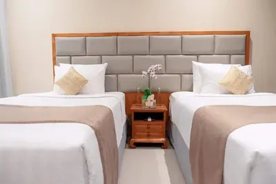 Image de Nouveau! Concept de luxe et de vie moderne dans une chambre supérieure à Ubud