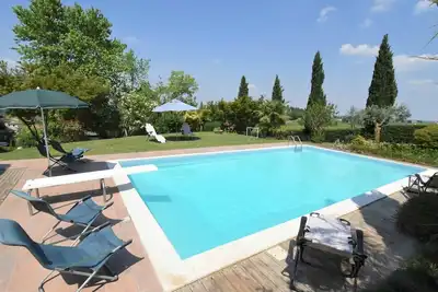 Image de Maison de vacances privée avec Wifi, climatisation, piscine privée, Tv, patio, vue panoramique