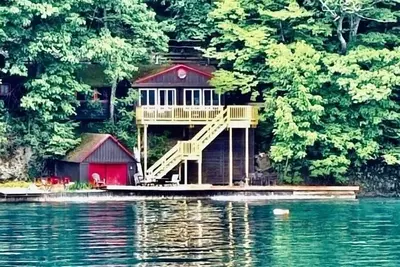 Image de Skaneateles direct au bord du lac cabine 3 chambres avec 1 chambre cabine invités