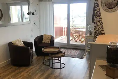 Image de Charmant T1 spacieux, vue ria, piscine chauffée en saison, wifi