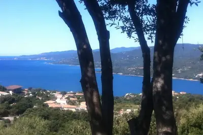 Image de rez-de-villa Propriano, 2\/4 pers, 2km plage vue 180° sur mer et montagnes