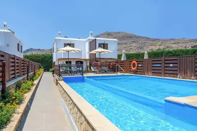 Image de Lindos Ruby - Situé au-dessus du beau village de Lindos avec des vues fascinantes
