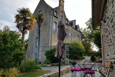 Image de La Conciergerie est la dépendance de la Villa Le Gaudin, à Saint Jean le Thomas.