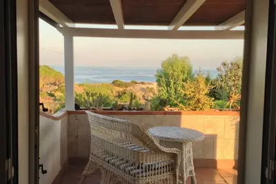 La Villa Al Mare avec vue sur la falaise