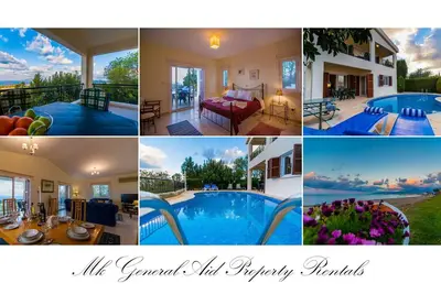 Image de Maritsa Villa, propriété individuelle de 3 chambres, entièrement climatisée avec vue sur la mer